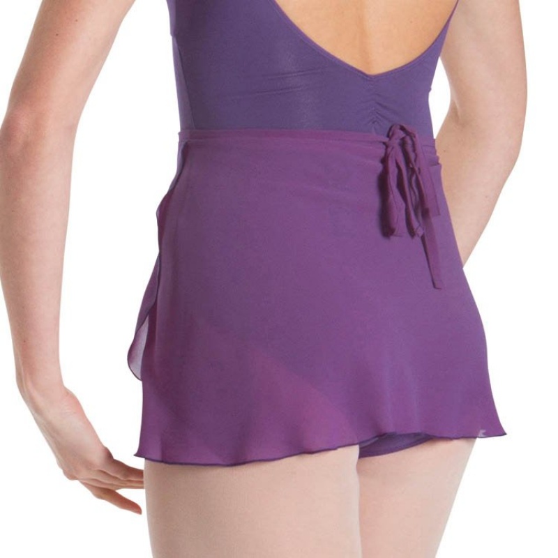 Women's Bloch Professional Wrap Skirts Purple | MYXBR68085