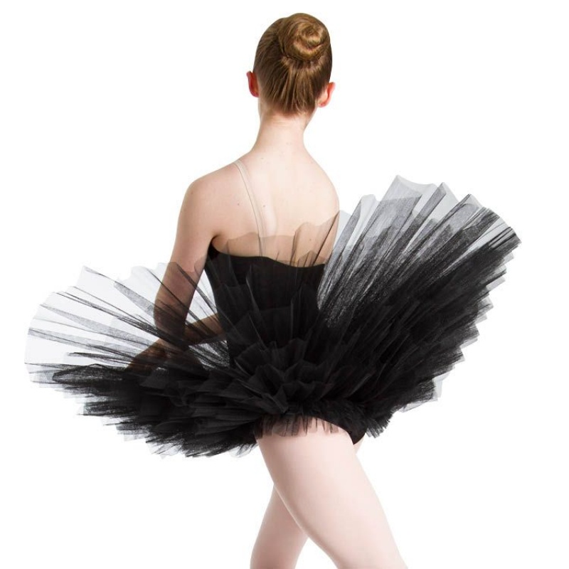 Women's Bloch Russian Tutu Skirts Black | MYCVG88599