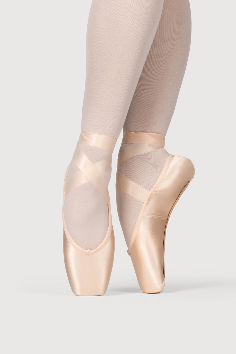 Women\'s Bloch Serenade Pointe Shoes Pink | FMYUI19277