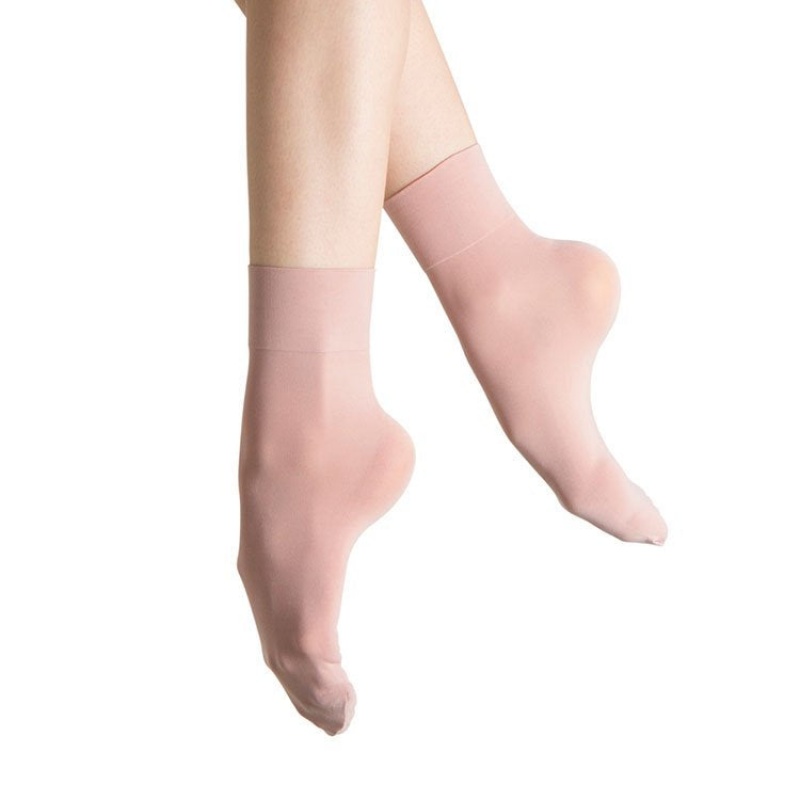 Women\'s Bloch Tube Socks Salmon Pink | YMYVQ80416