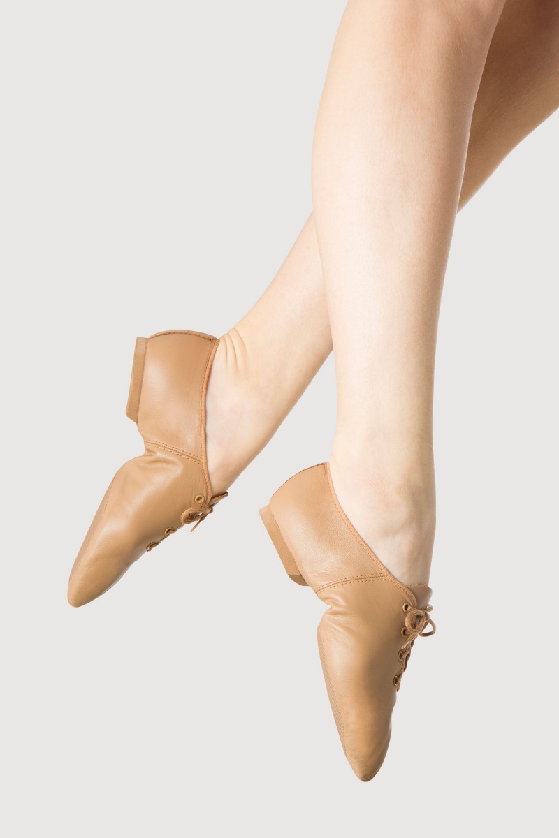 Women's Bloch Ultraflex Jazz Tan | MYDFL89767